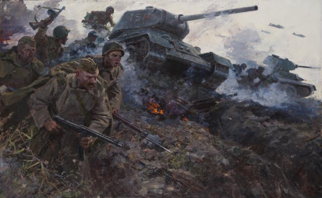 Бабков С.Ф. Наступление. 1973 Бабков С.Ф. Наступление. 1973
